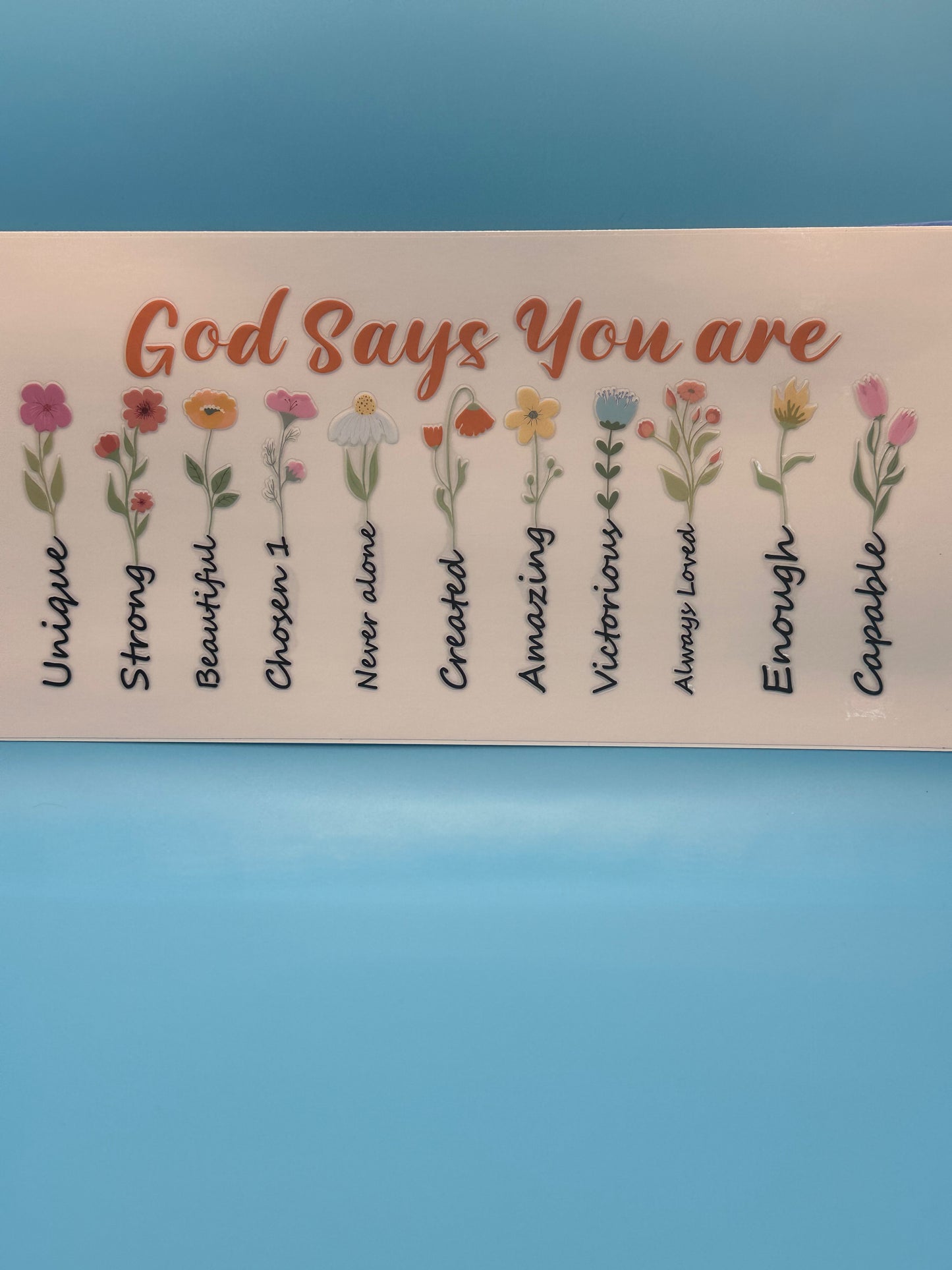 God Says - Decal