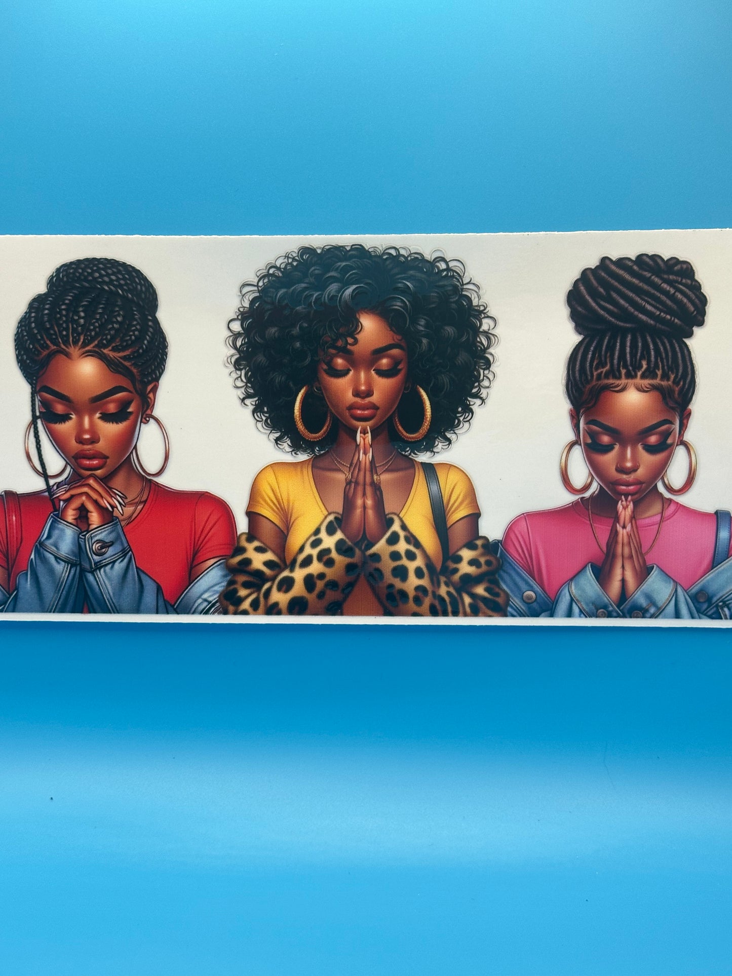 Black Girl Magic - Prayerful Woman 2 Decal