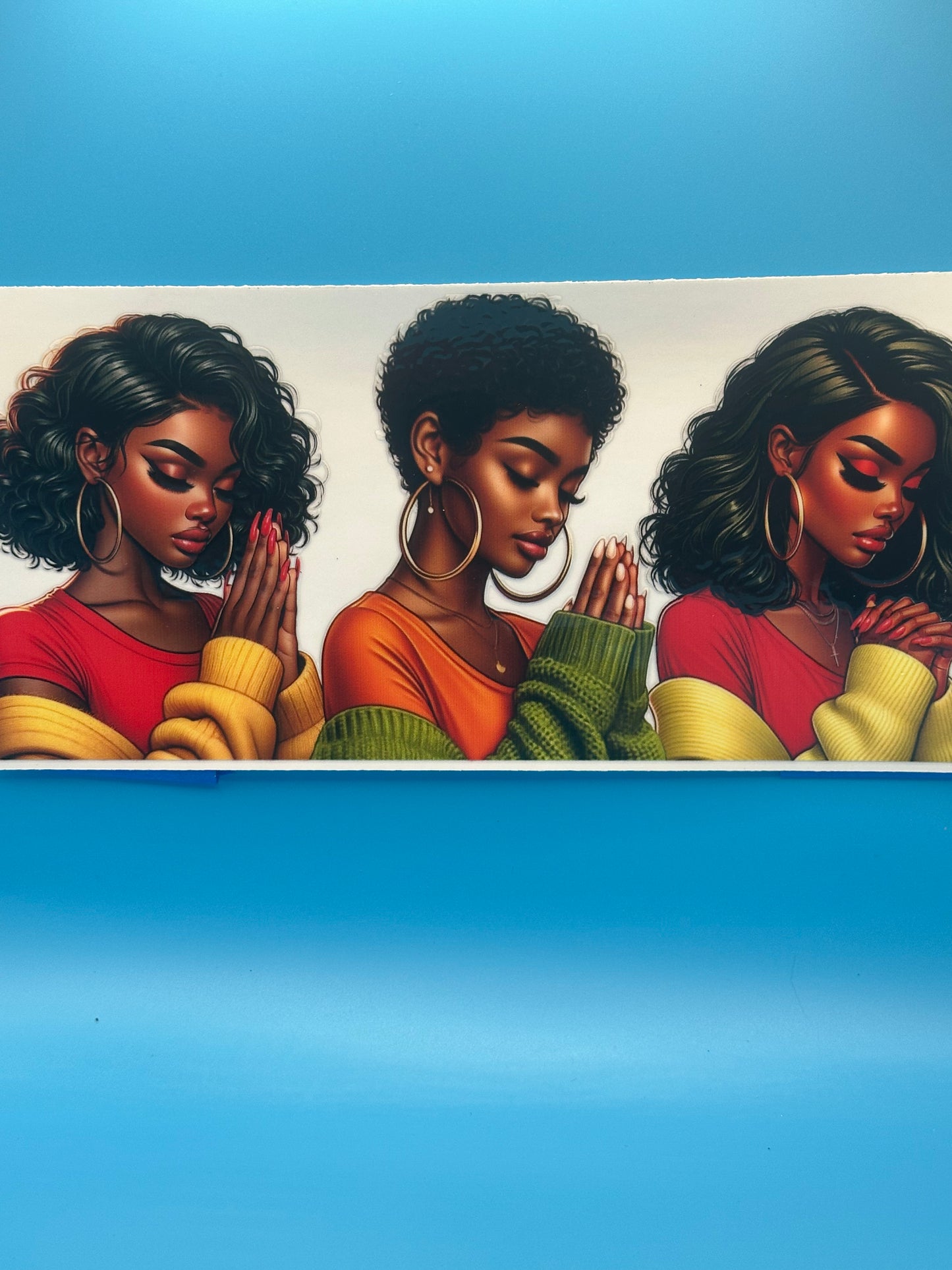 Black Girl Magic - Prayerful Woman 3 Decal