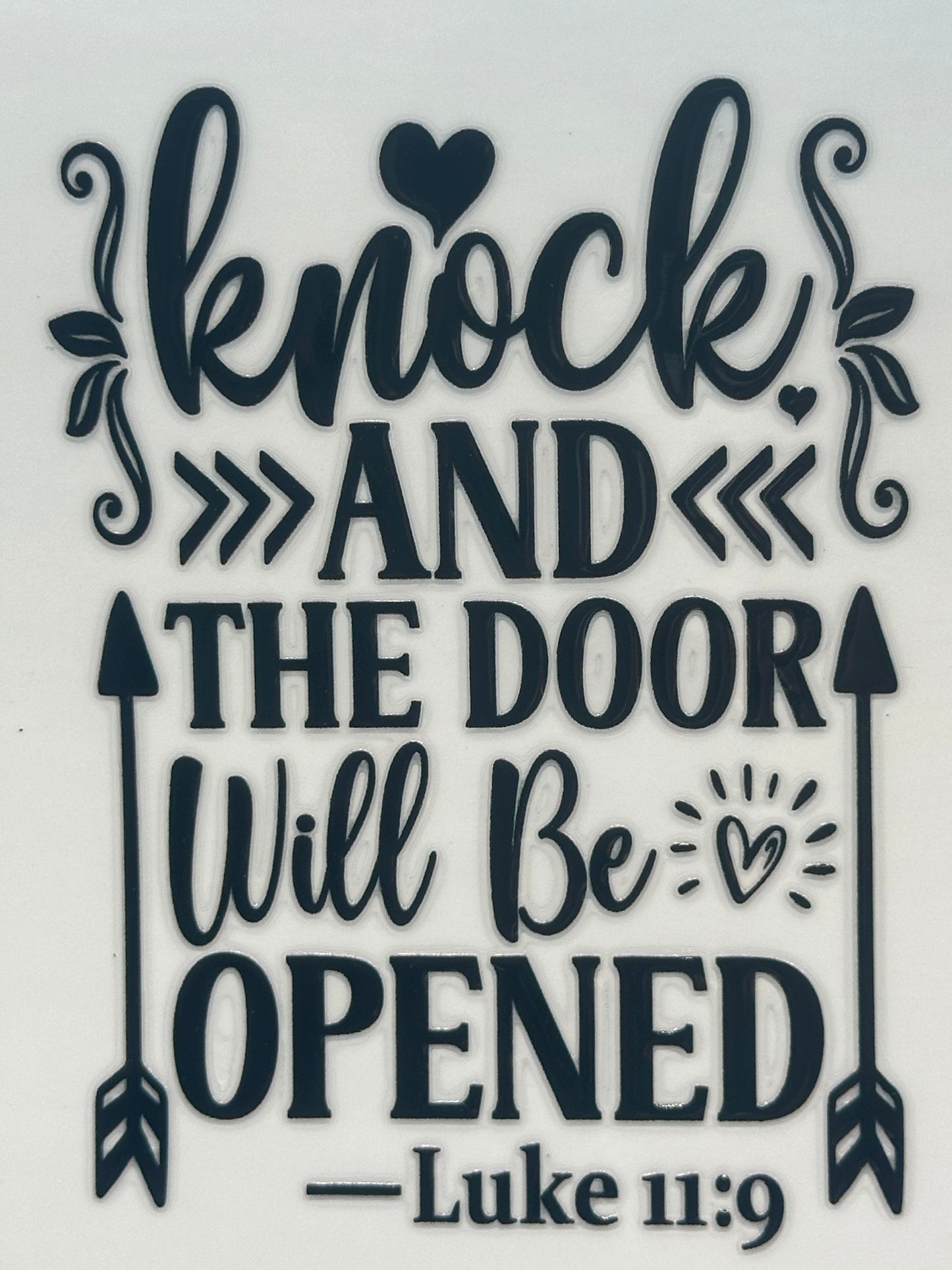The Door Will be Opened - Decal