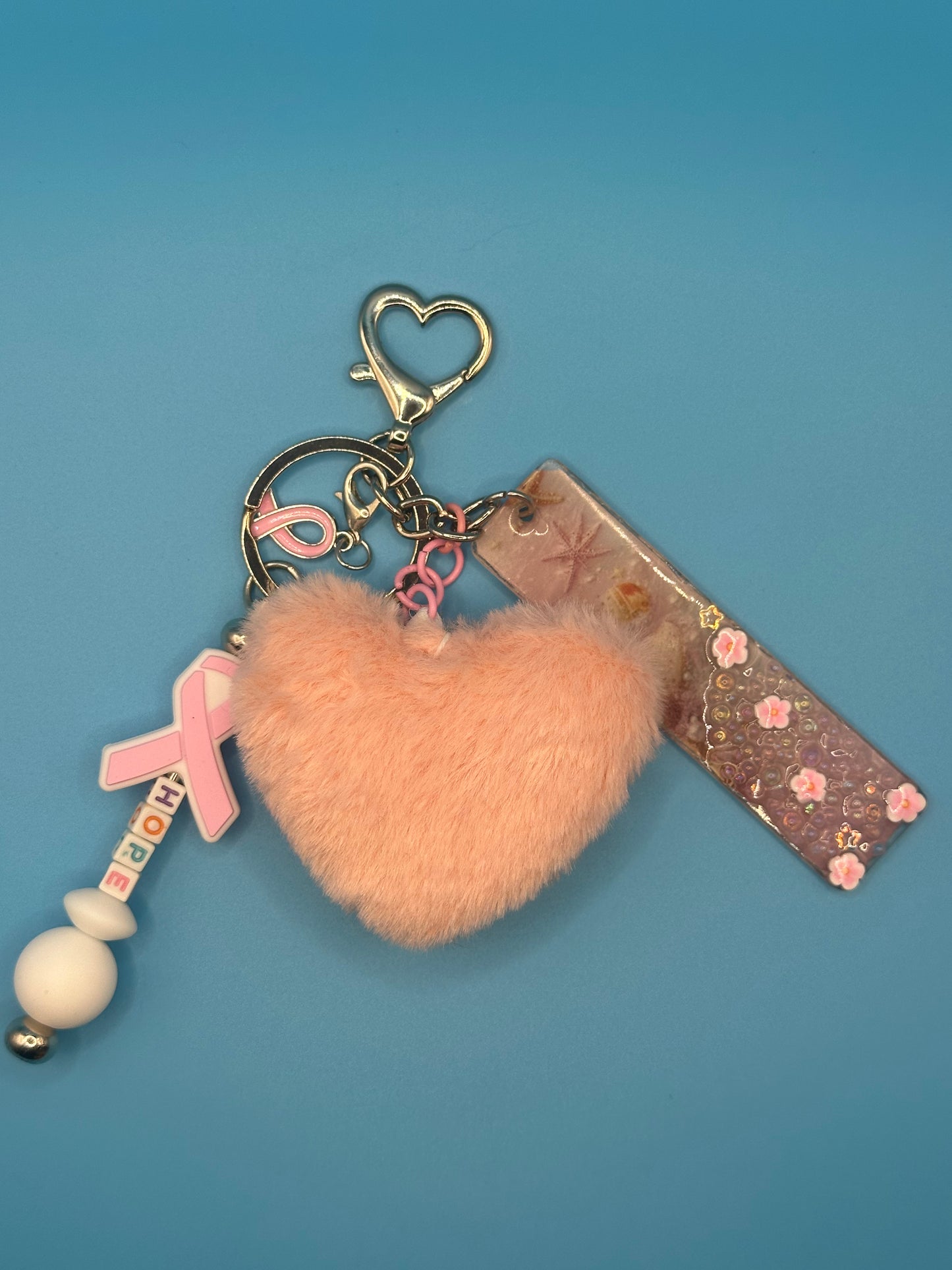 Keychain - Breast Cancer Awareness - Hope