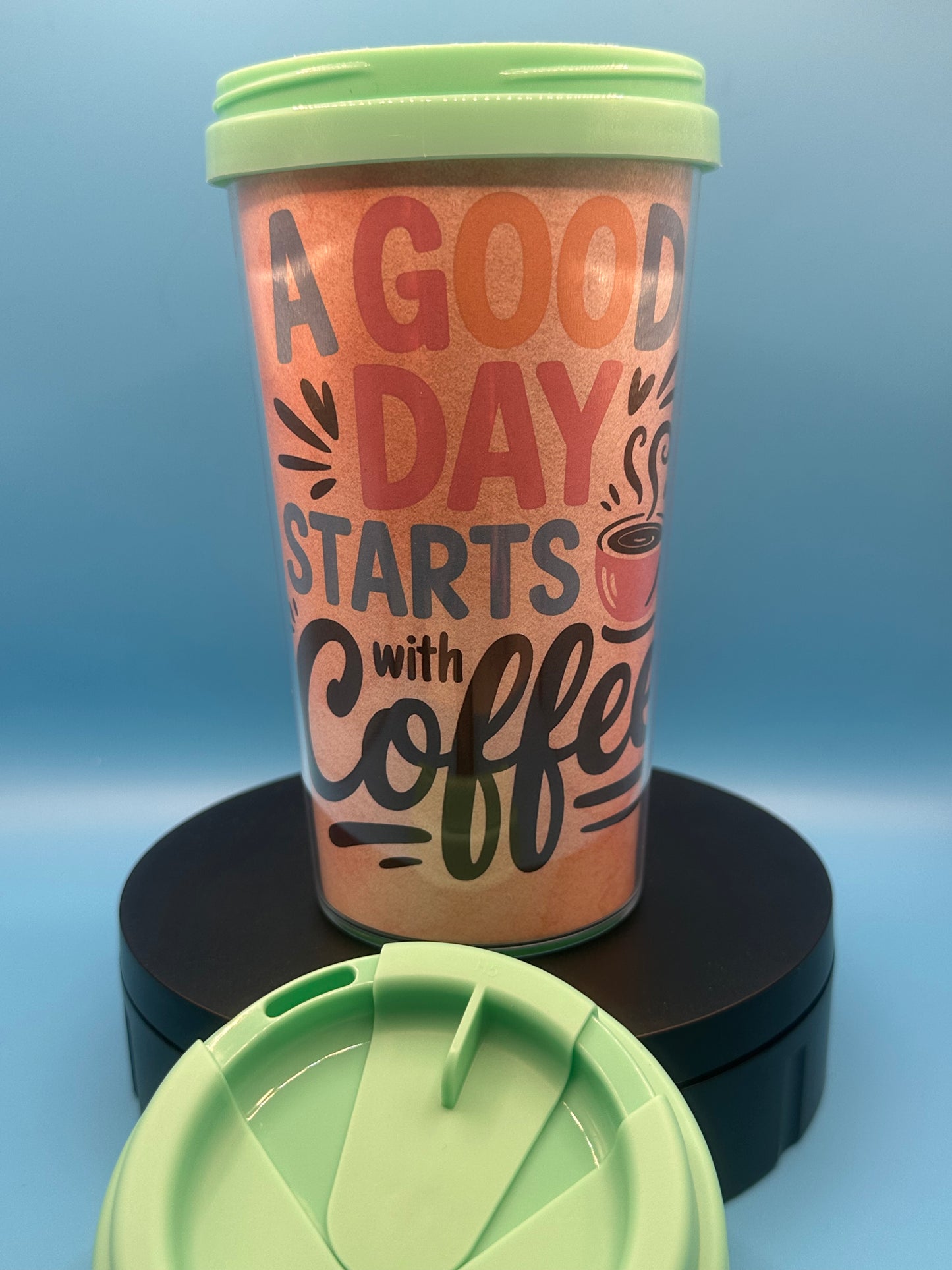 Travel Mug 17 oz - GoodDay - Teal Green