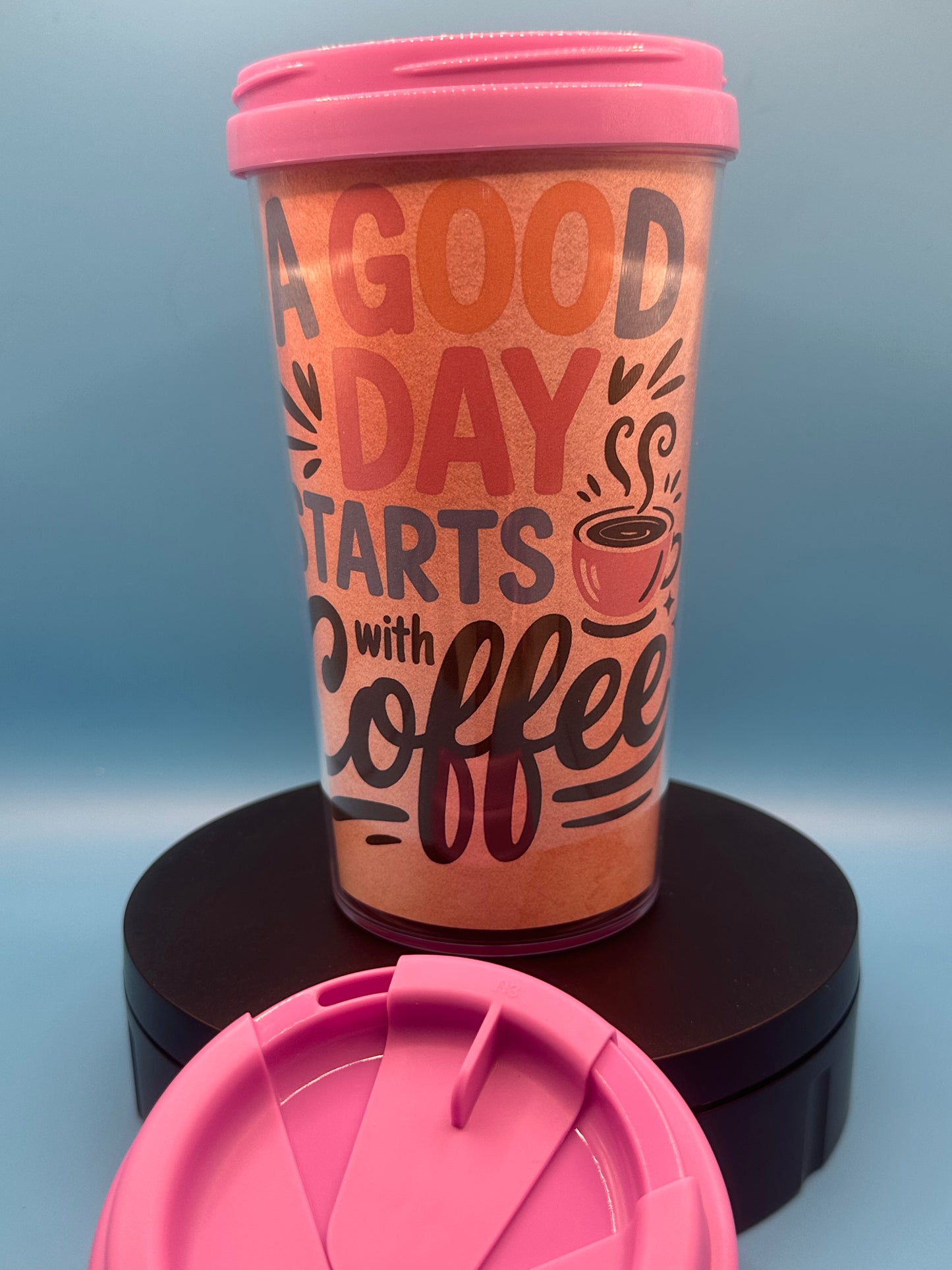 Travel Mug 17 oz - Good Day - Lilac Pink