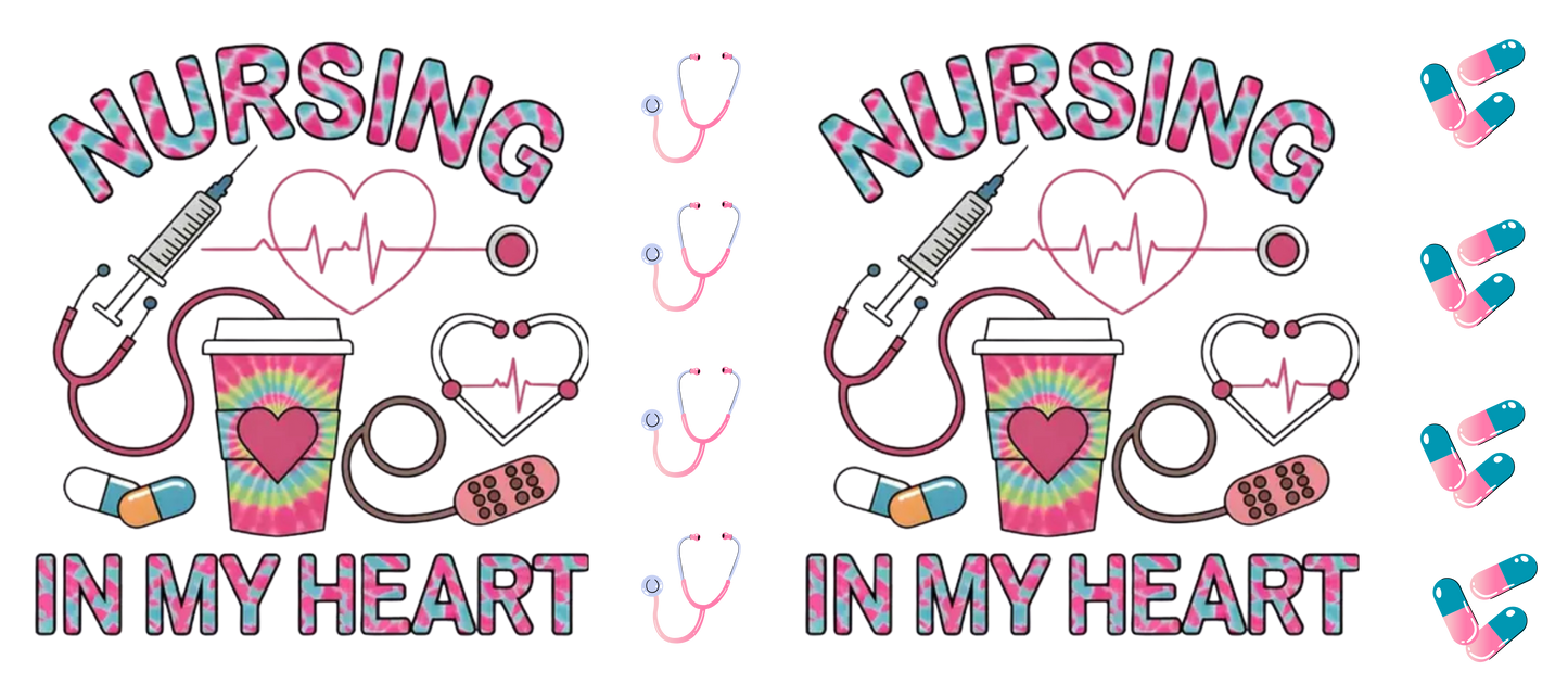 Nursing in My Heart - Decal