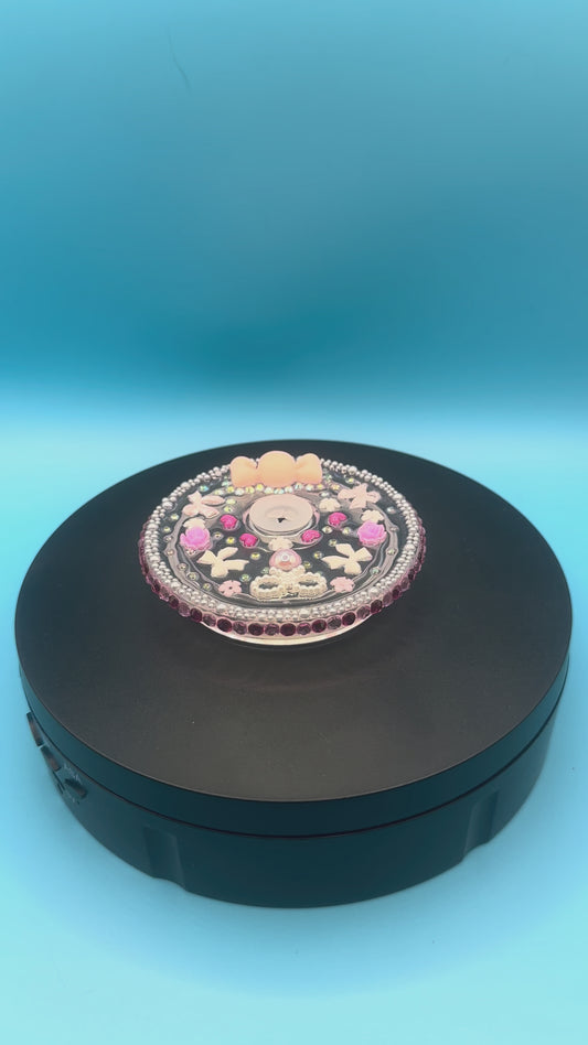 Breast Cancer Awareness - Strawberry Milk Glitter w/Decorative Lid