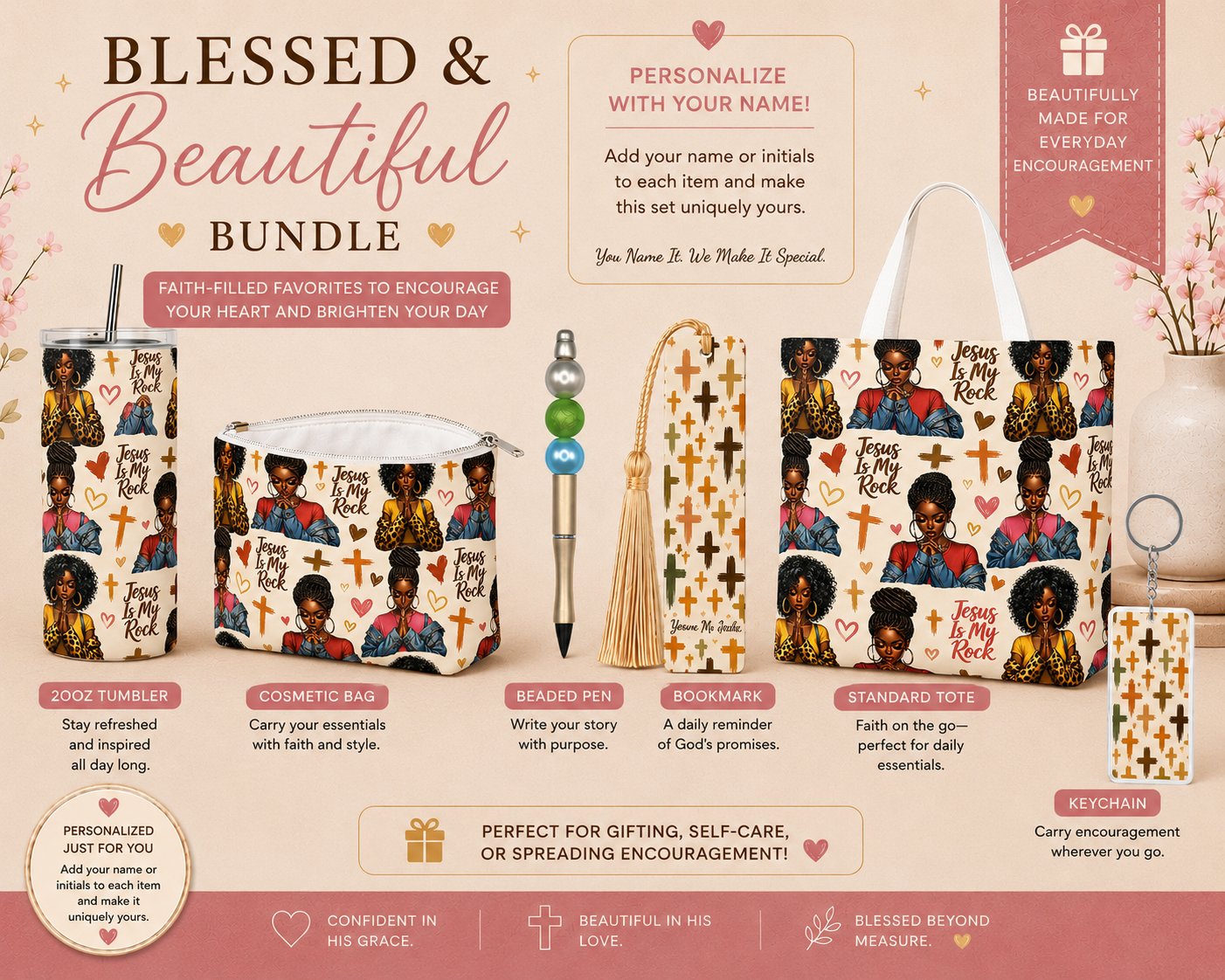 Blessed & Beautiful Bundle - Personalize It!