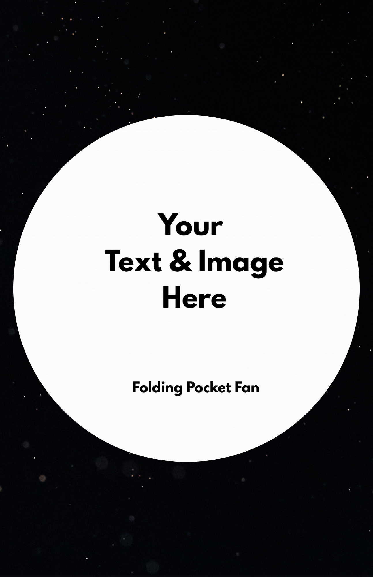 Folding Pocket Fan - Personalize It!