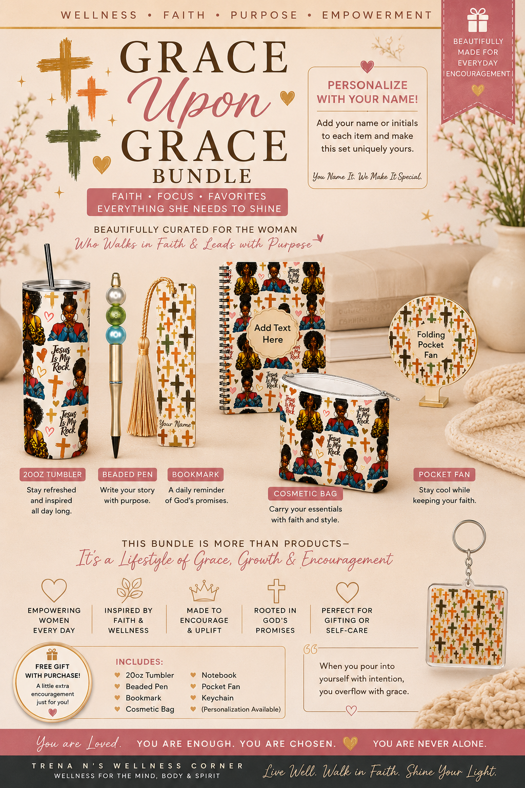Grace Upon Grace Bundle FREE Gift w/Purchase - Personalize It!