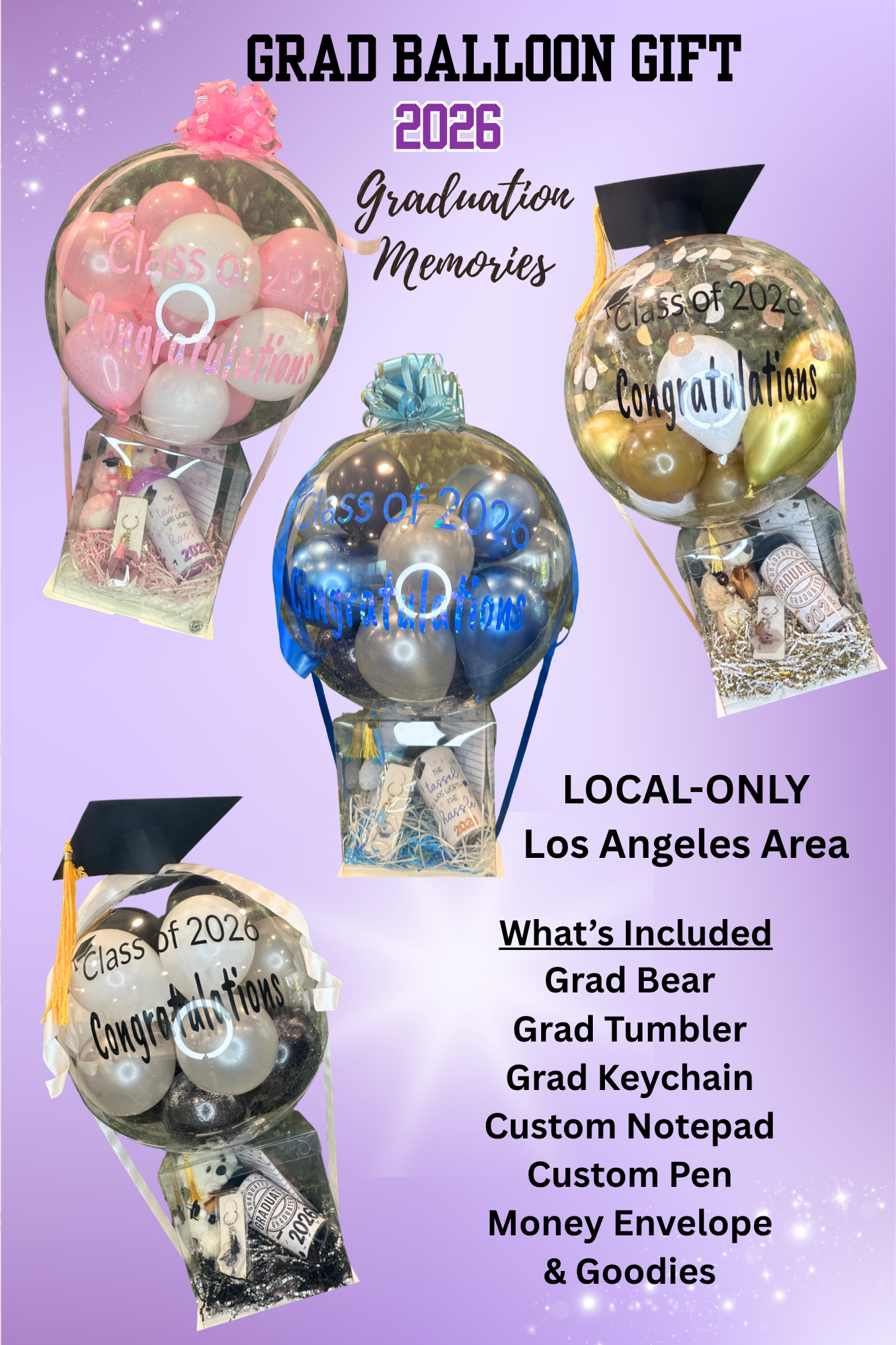 Balloon Gift Package - Local Los Angeles Area