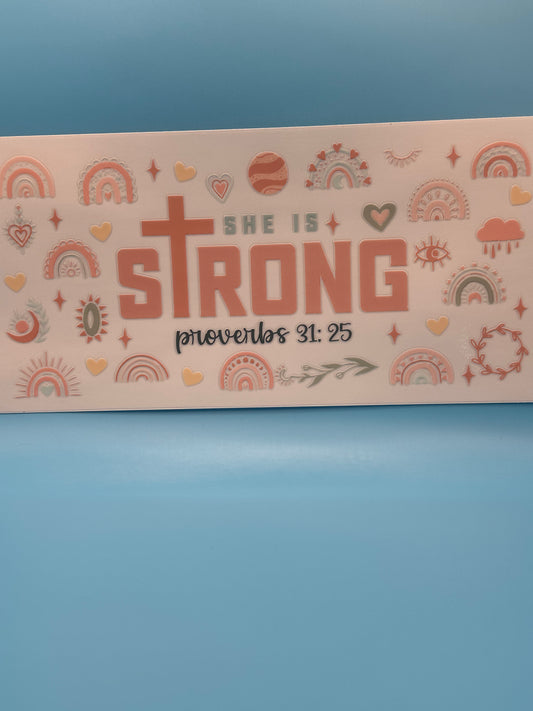 She Is Strong - 2 Decal