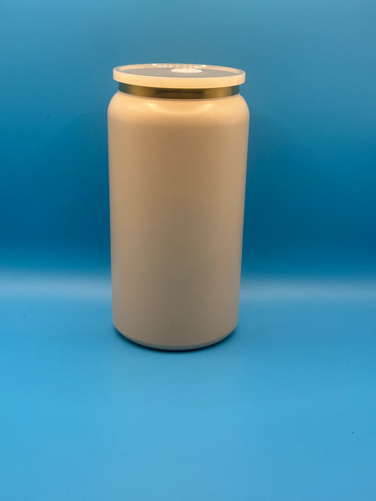 16 oz Vacuum Insulated Tumbler - Light Yellow