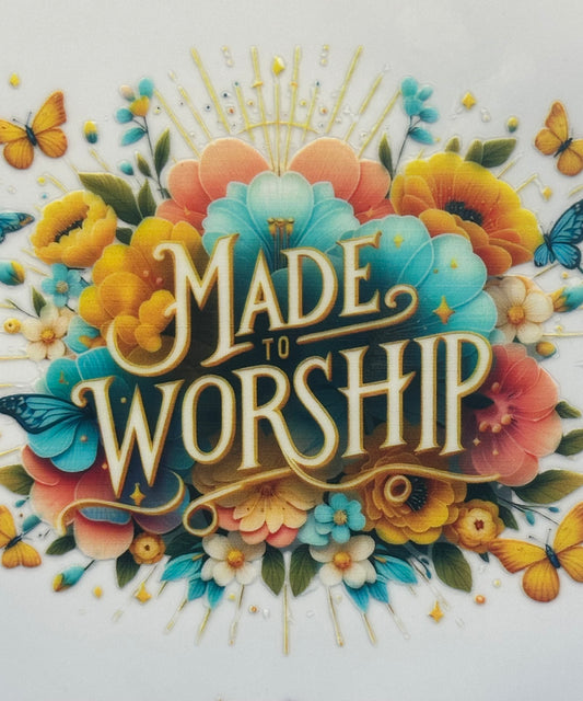 Made to Worship - Decal