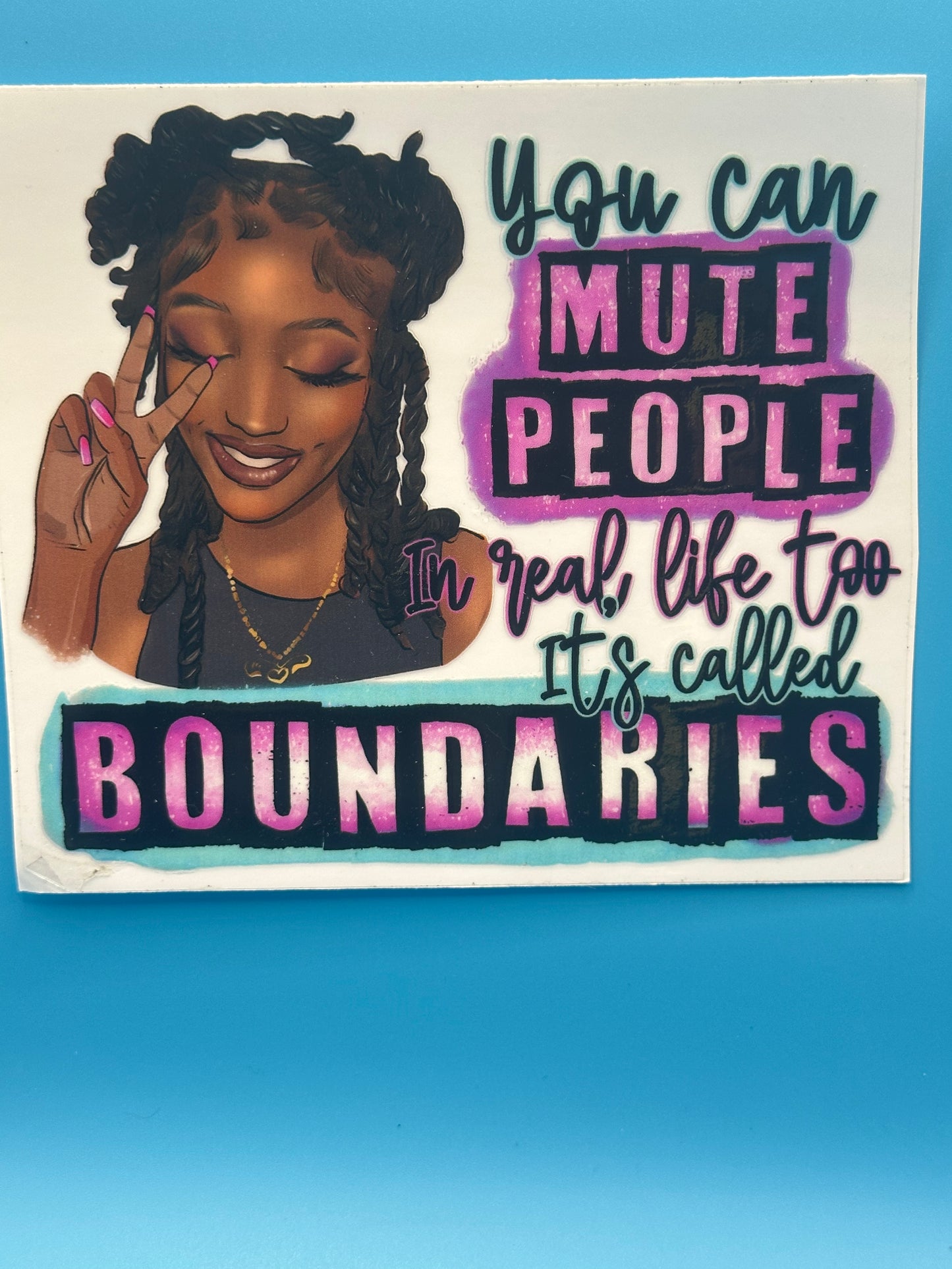 Black Girl Magic - Mute People - Decal
