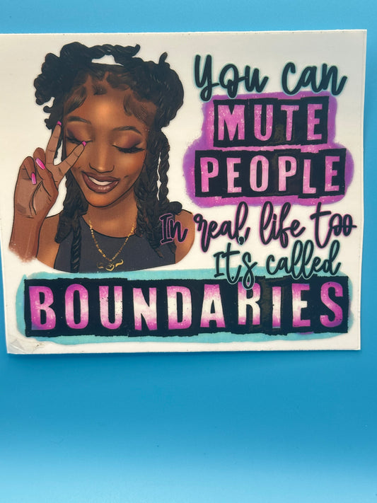 Black Girl Magic - Mute People - Decal
