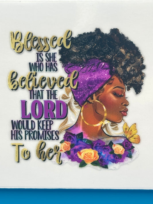 Black Girl Magic - Blessed Is She - Decal