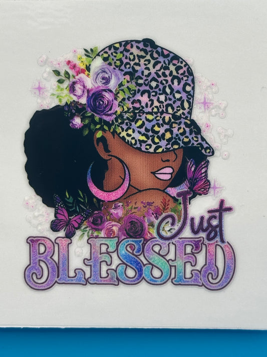 Black Girl Magic - Just Blessed - Decal