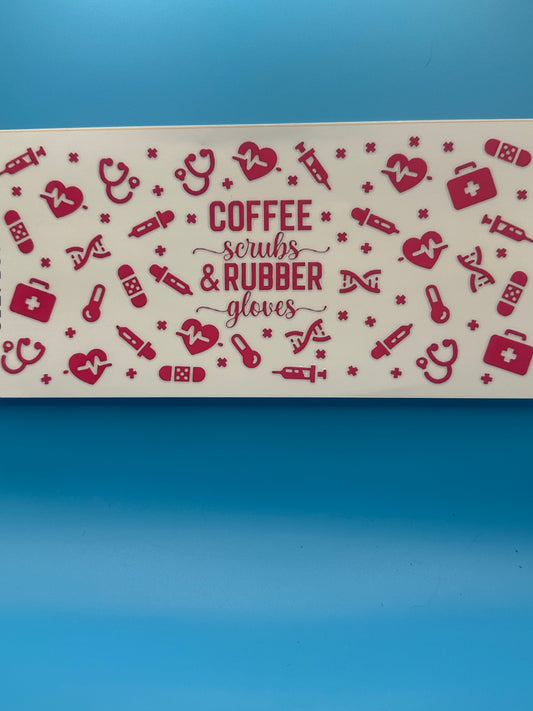 Coffee & Scrubs - Decal