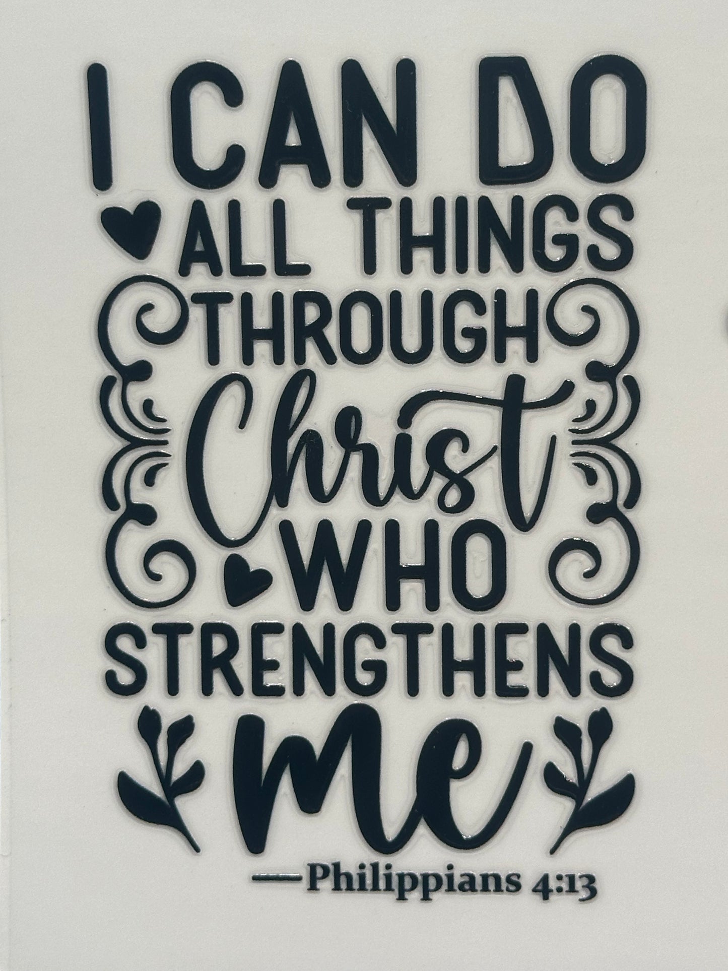 All Things Through Christ - Decal