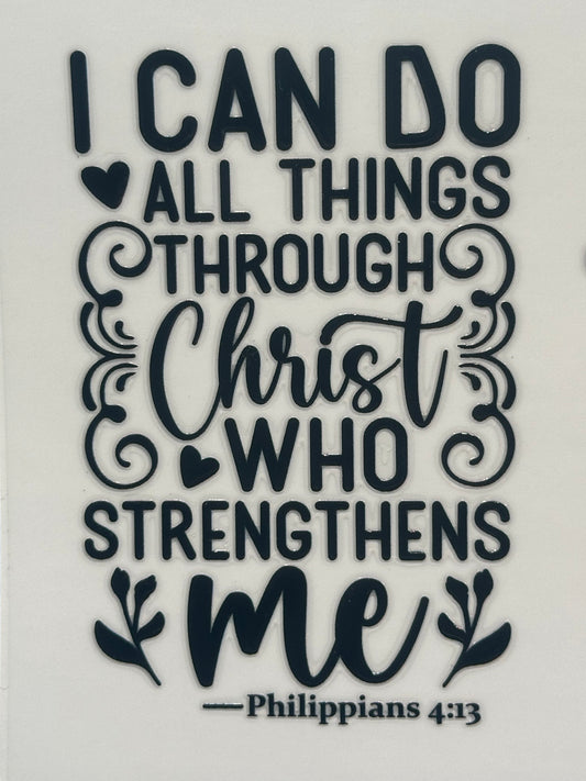 All Things Through Christ - Decal