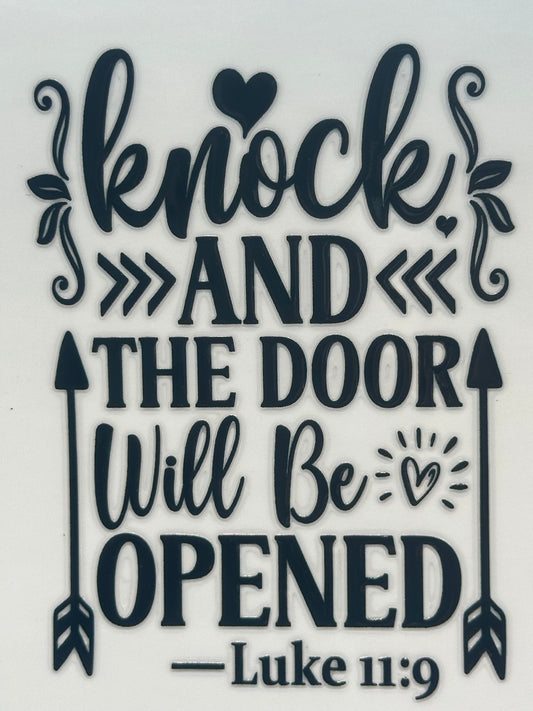 The Door Will be Opened - Decal