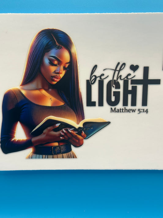 Black Girl Magic - Be The Light - Decal
