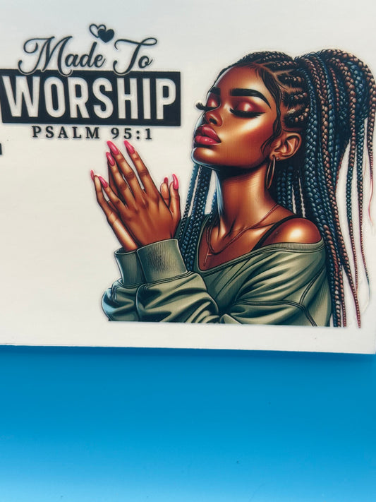 Black Girl Magic - Made To Worship - Decal
