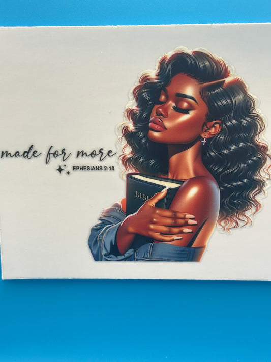 Black Girl Magic - Made For More - Decal