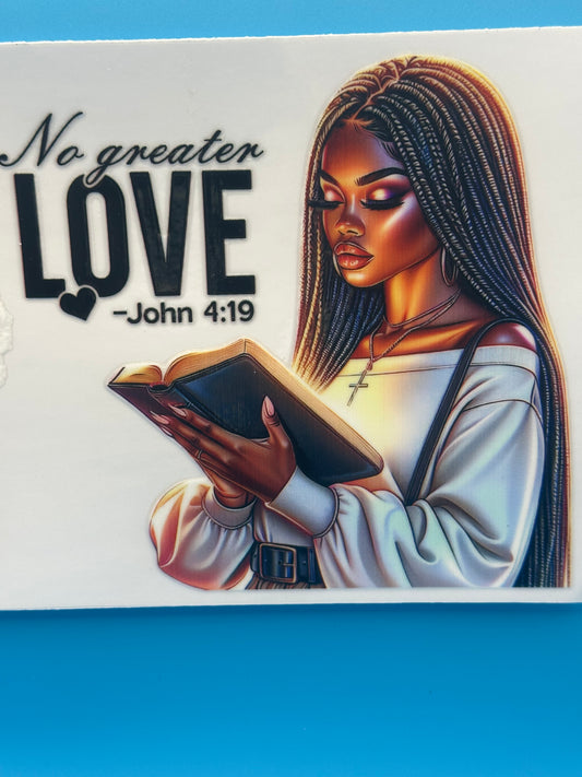 Black Girl Magic - No Greater Love - Decal