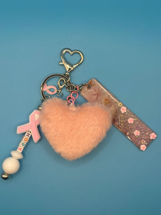 Keychain - Breast Cancer Awareness - Hope
