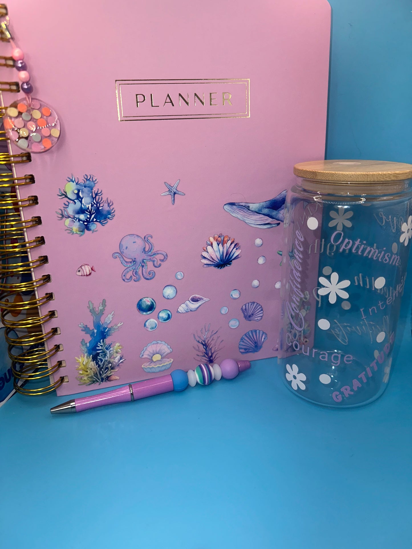Plan, Sip & Stay Organizer Set - Lavender