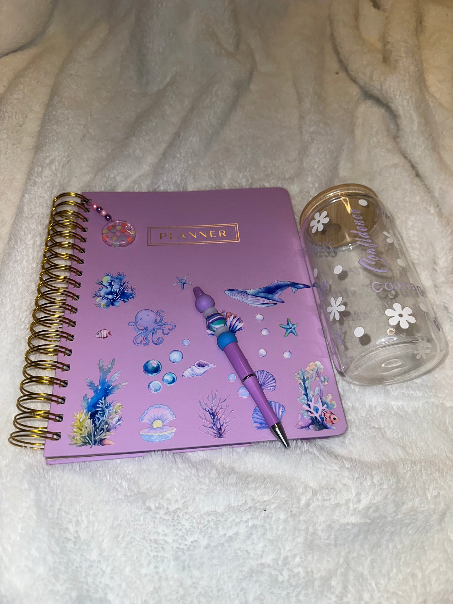 Plan, Sip & Stay Organizer Set - Lavender