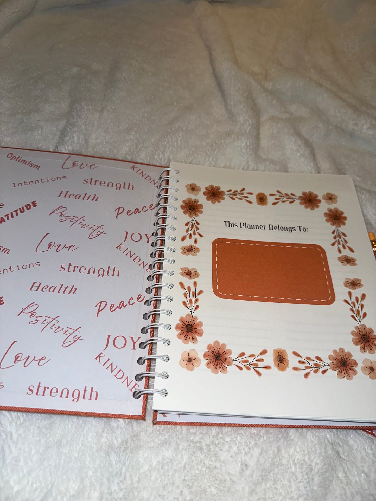 Plans & Purpose Charmed Planner Set - Orange