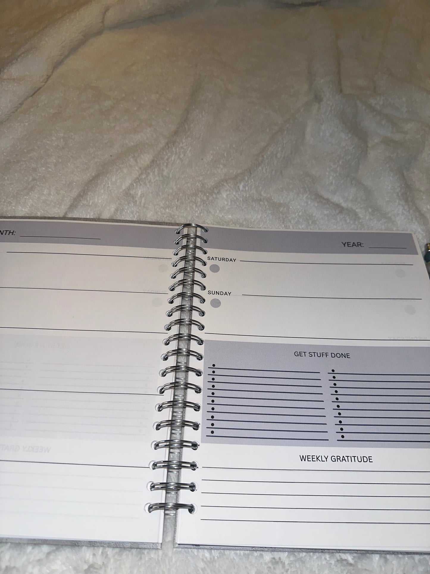 Plans & Purpose Charmed Planner Set - Silver