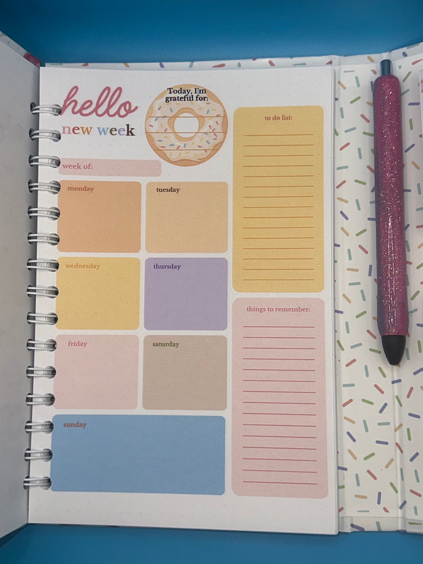 Thoughts & Things A5 Planner Set - Donuts