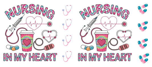 Nursing in My Heart - Decal