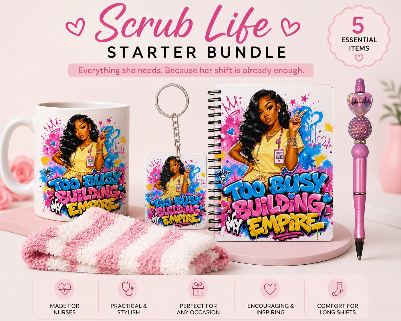 Scrub Life Bundle w/Options - Personalize It!