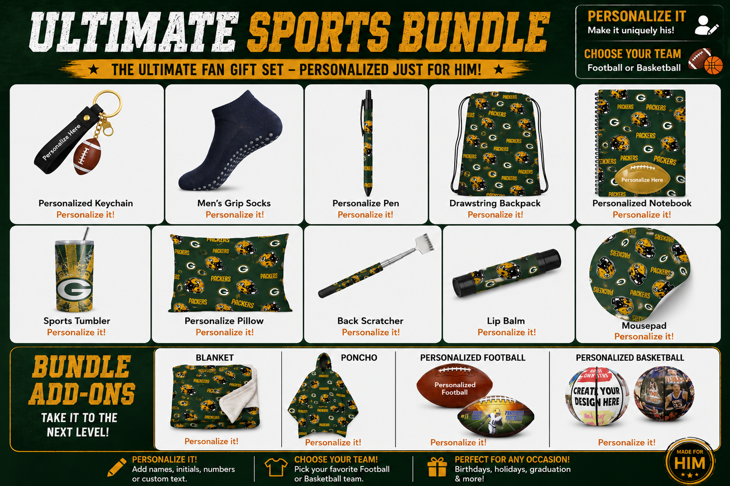 Ultimate Sports Bundle - Personalize It!