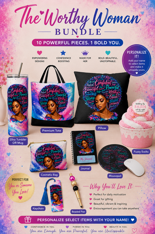 Worthy Woman Bundle Free gift w/purchase - Personalize It!