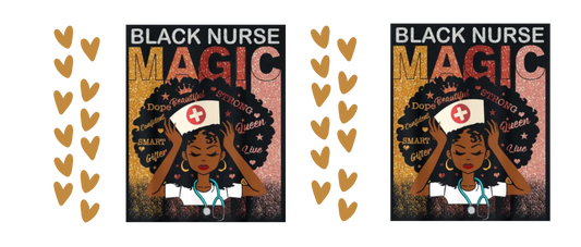 Black Nurse Magic - Decal