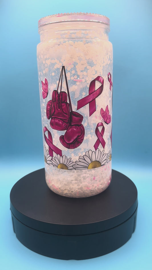 Breast Cancer Awareness - Medium Flow Glitter w/Decorative Lid