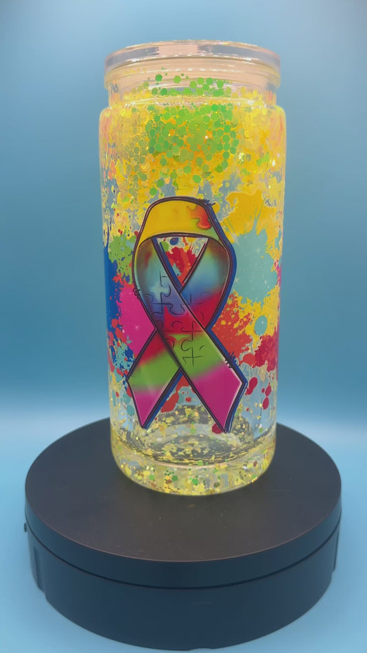Cancer Awareness - Fast Flow Glitter w/Decorative Lid