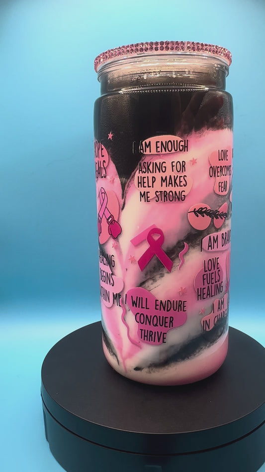 Breast Cancer Awareness - Multi-Color Fill - Pink | Black | White