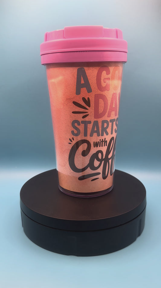 Travel Mug 17 oz - Good Day - Lilac Pink